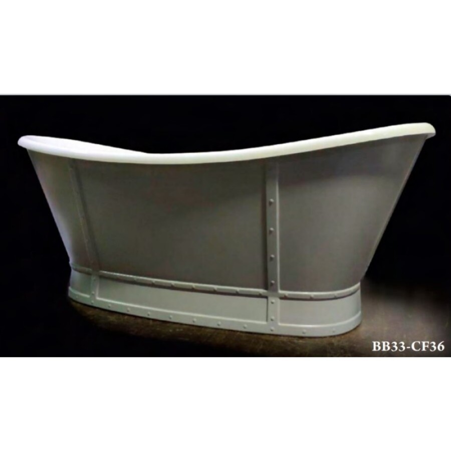 Ванна акриловая BelBagno BB33-CF36 168 x 78 x 71 см, цвет серый матовый (CF36)