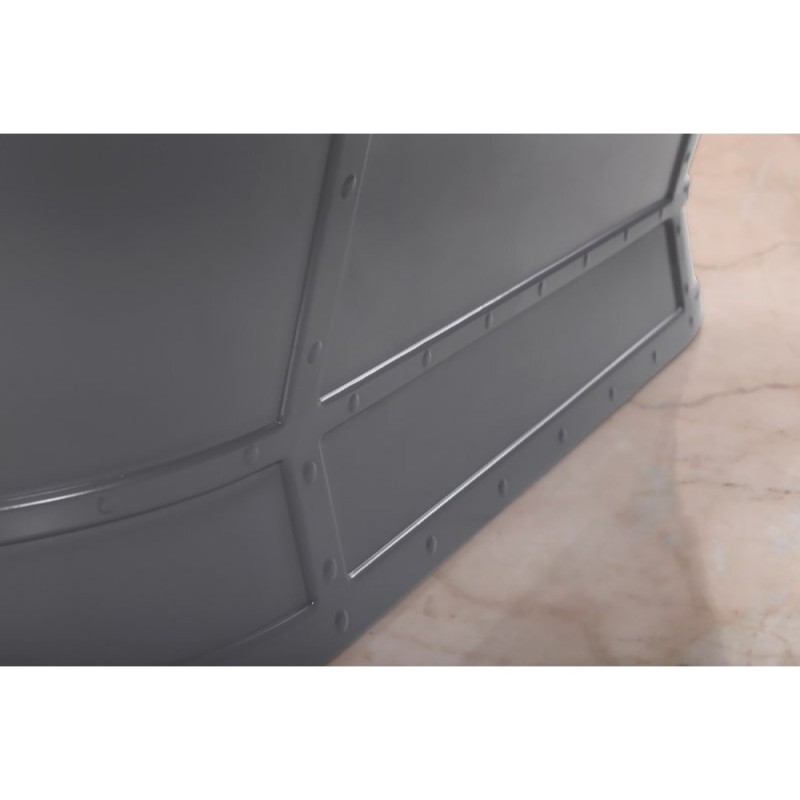 Ванна акриловая BelBagno BB33-CF36 168 x 78 x 71 см, цвет серый матовый (CF36)