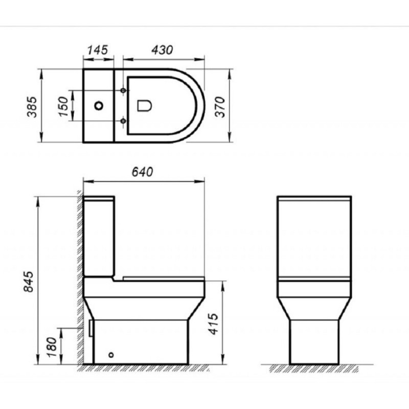 Напольный унитаз BelBagno Norma BB339CPR безободковый с бачком BB339T