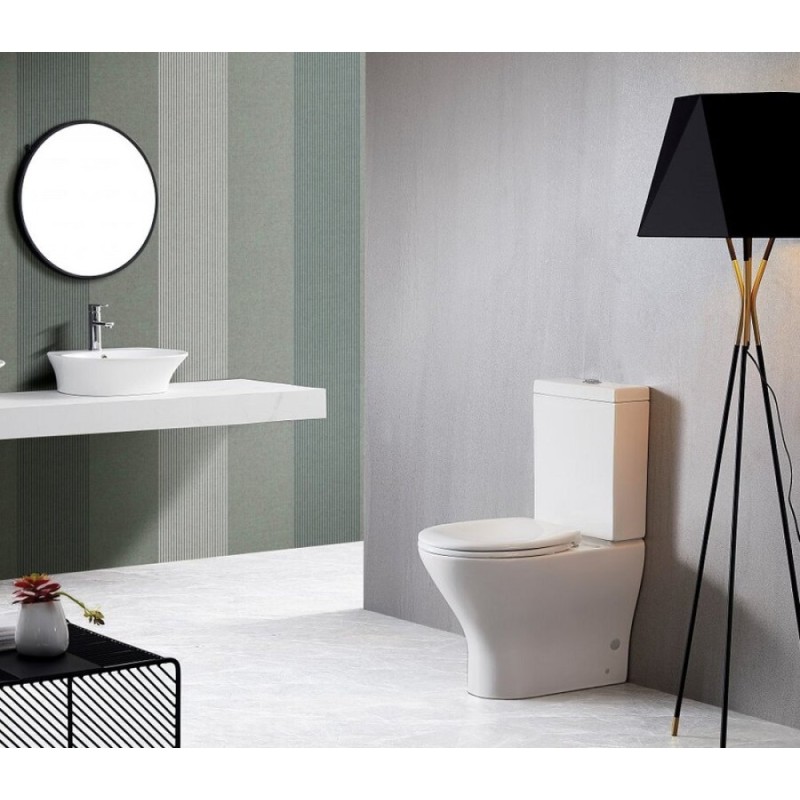 Напольный унитаз BelBagno Acqua BB340CPR с бачком BB340T
