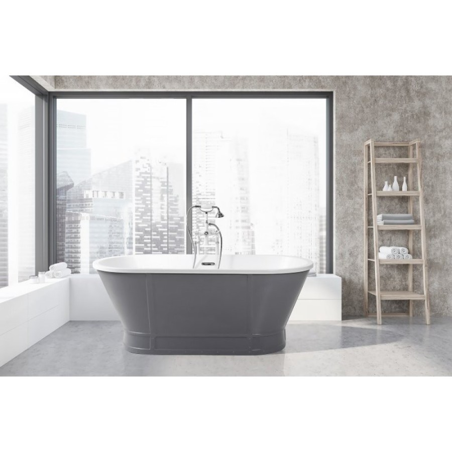 Ванна акриловая BelBagno BB35-CF36 168 x 78 x 65 см, цвет серый матовый