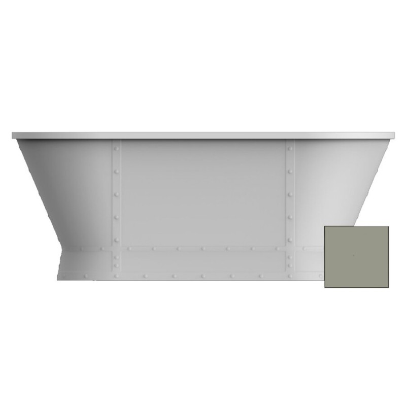 Ванна акриловая BelBagno BB35-CF36 168 x 78 x 65 см, цвет серый матовый
