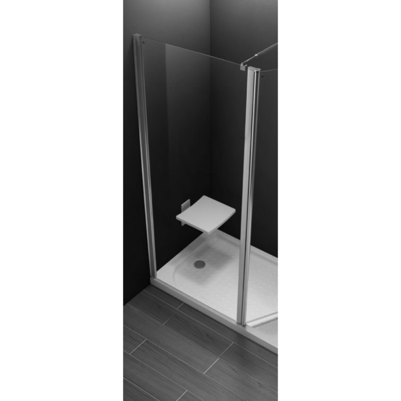 Сиденье BelBagno Cubo BB36A для душевого ограждения, откидное