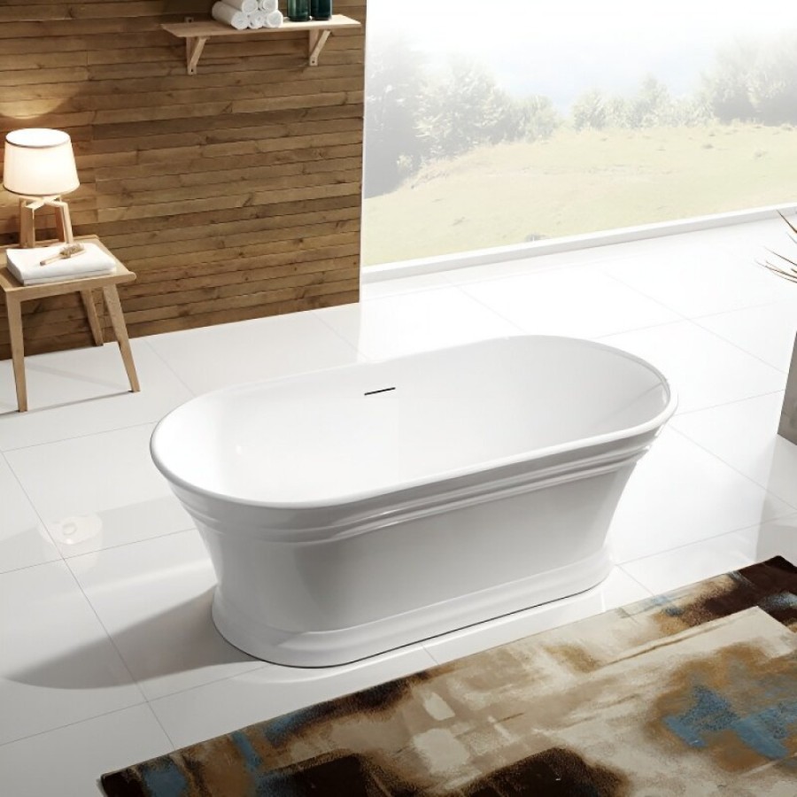 Ванна акриловая BelBagno BB402-1700-790, 170 х 80 см, слив-перелив в комплекте, белая