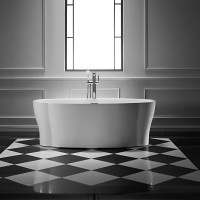 Ванна акриловая BelBagno BB403-1700-850, 170 х 85 см, слив-перелив в комплекте, белая