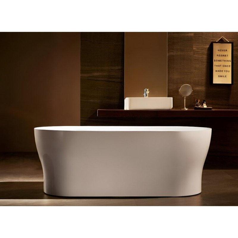 Ванна акриловая BelBagno BB405-1500-800, 150 х 80 см, слив-перелив в комплекте, белая