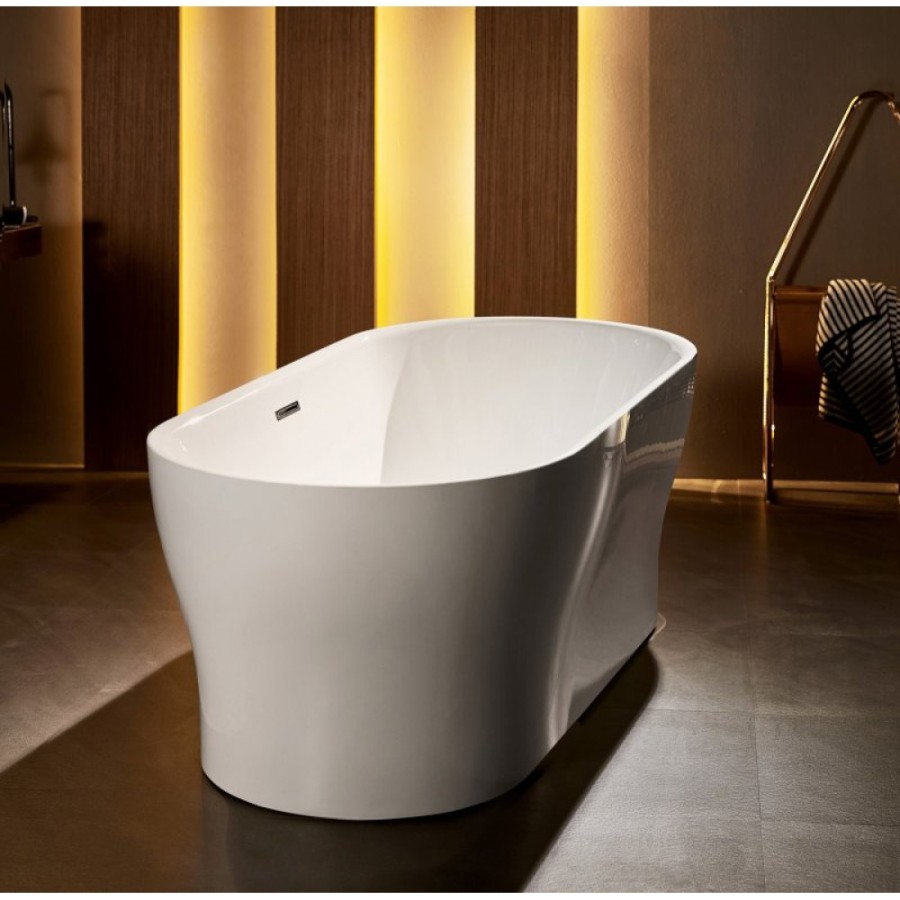 Ванна акриловая BelBagno BB405-1700-800, 170 х 80 см, слив-перелив в комплекте, белая