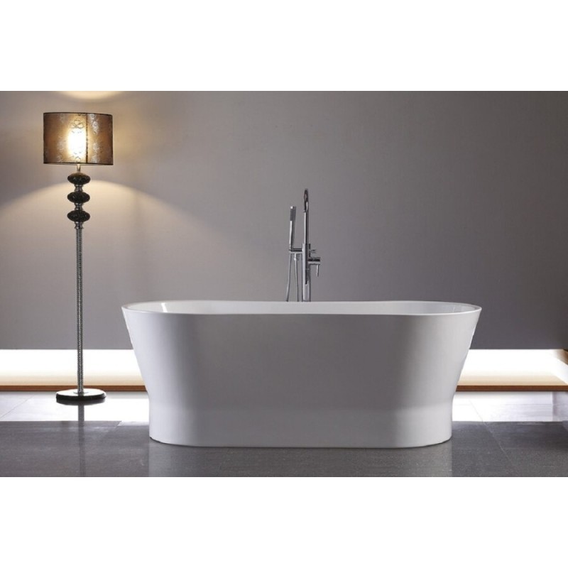 Ванна акриловая BelBagno BB406-1650-730, 165 х 75 см, белая