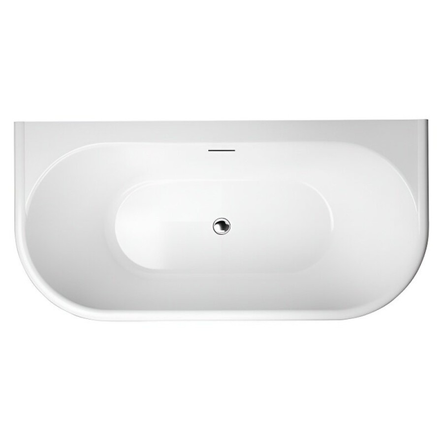 Ванна акриловая BelBagno BB408-1500-800, 150 х 80 см, слив-перелив в комплекте, белая