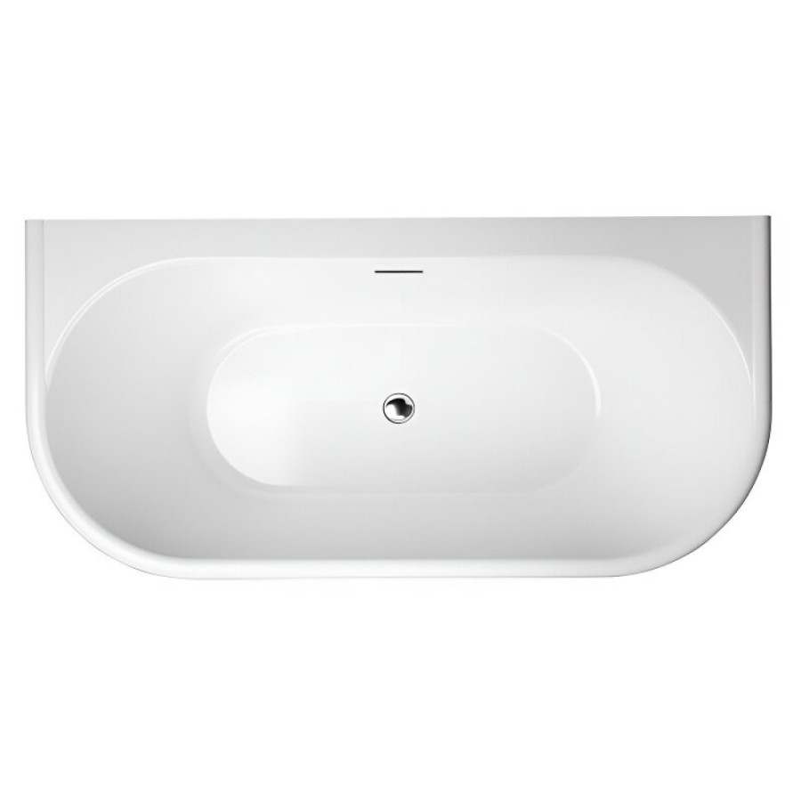 Ванна акриловая BelBagno BB408-1700-800, 170 х 80 см, слив-перелив в комплекте, белая