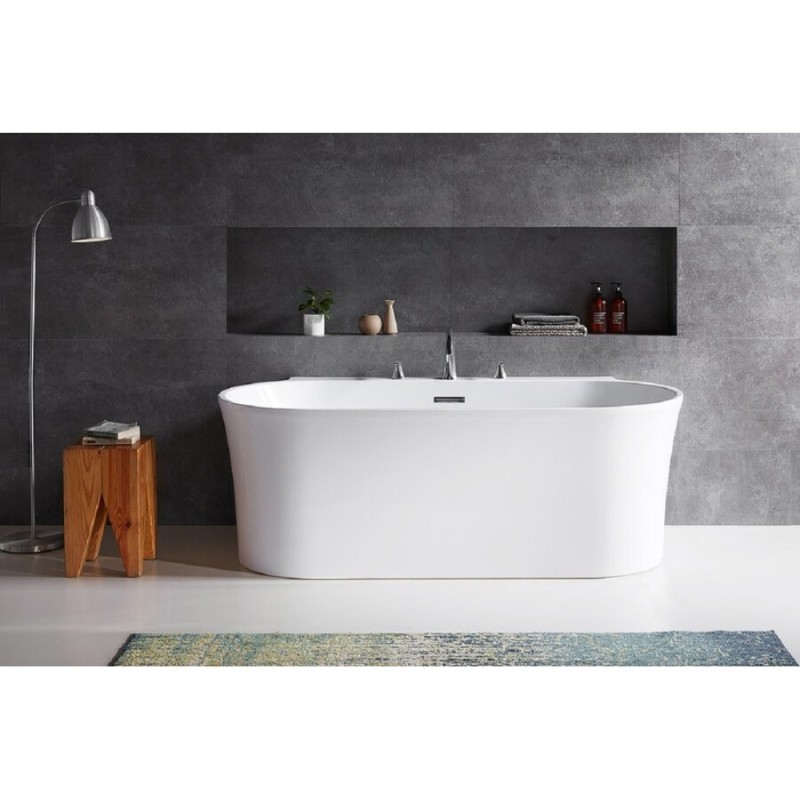 Ванна акриловая BelBagno BB409-1500-800, 150 х 80 см, белая