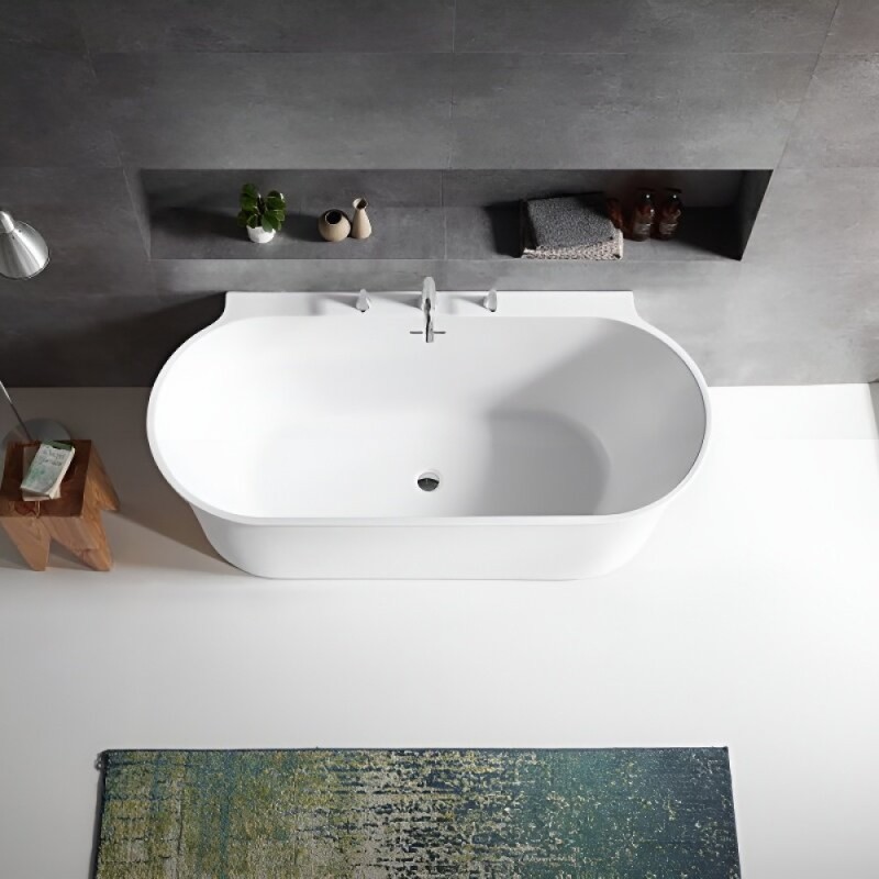 Ванна акриловая BelBagno BB409-1700-800, 170 х 80 см, слив-перелив в комплекте, белая