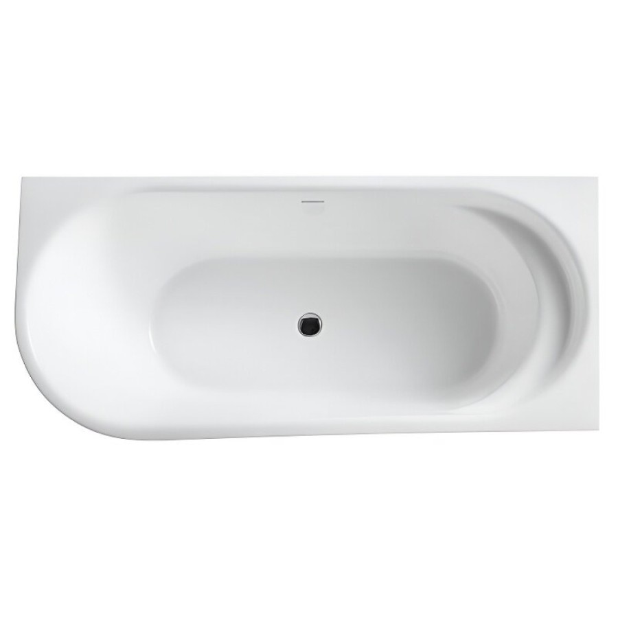 Ванна акриловая BelBagno BB410-1500-780-L/R, 150 х 80 см, слив-перелив в комплекте, белая