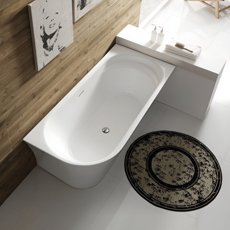 Ванна акриловая BelBagno BB410-1500-780-L/R, 150 х 80 см, слив-перелив в комплекте, белая