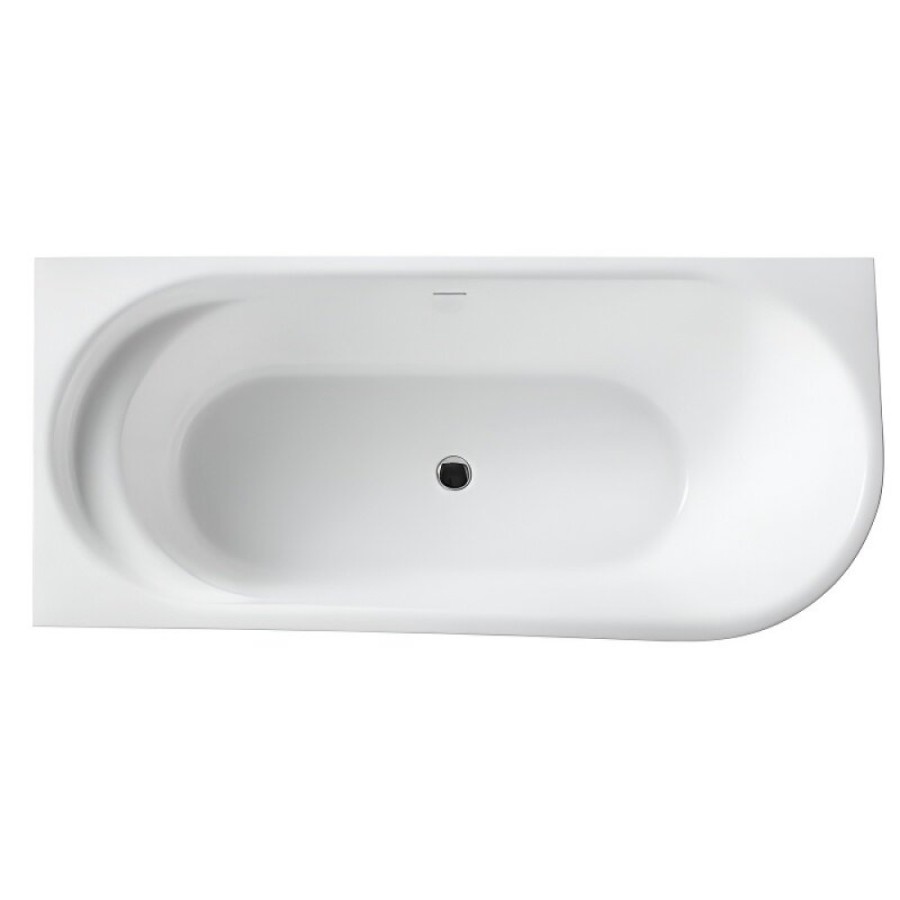 Ванна акриловая BelBagno BB410-1700-780-L/R, 170 х 80 см, слив-перелив в комплекте, белая