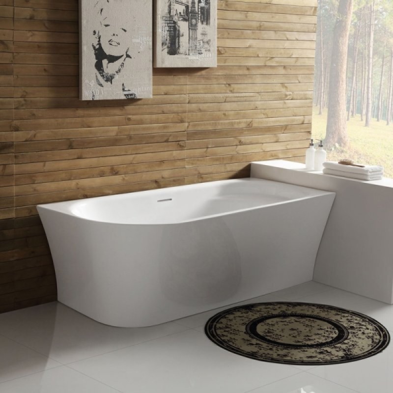 Ванна акриловая BelBagno BB410-1700-780-L/R, 170 х 80 см, слив-перелив в комплекте, белая