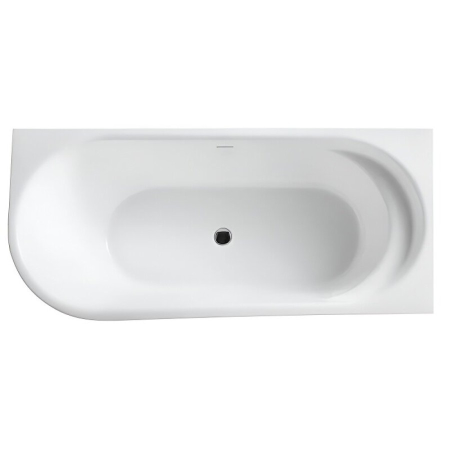 Ванна акриловая BelBagno BB410-1700-780-L/R, 170 х 80 см, слив-перелив в комплекте, белая