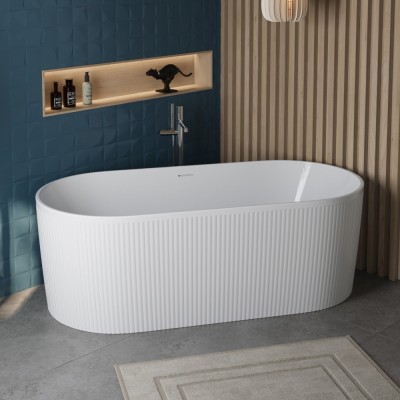 Ванна акриловая BelBagno BB411-1700-800, 170 х 80 см, слив-перелив в комплекте, белая