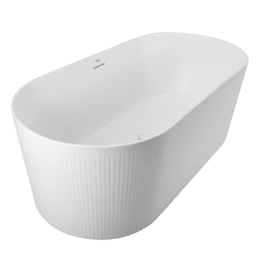 Ванна акриловая BelBagno BB411-1700-800-MATT, 170 х 80 см, слив-перелив в комплекте, белая матовая