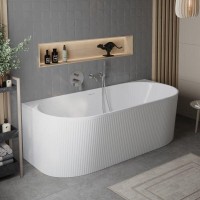 Ванна акриловая BelBagno BB412-1700-800, 170 х 80 см, слив-перелив в комплекте, белая