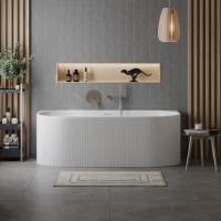 Ванна акриловая BelBagno BB412-1700-800, 170 х 80 см, слив-перелив в комплекте, белая