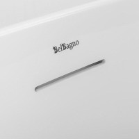 Ванна акриловая BelBagno BB412-1700-800, 170 х 80 см, слив-перелив в комплекте, белая