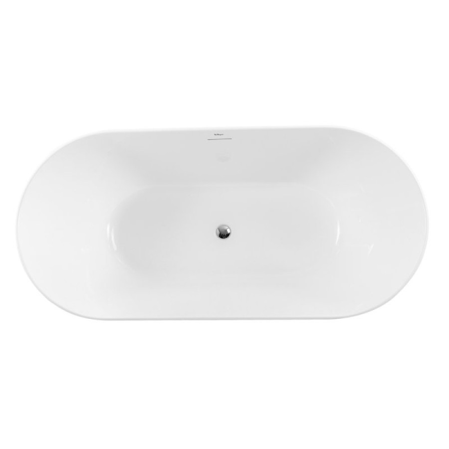 Ванна акриловая BelBagno BB413-1500-800, 150 х 80 см, слив-перелив в комплекте, белая