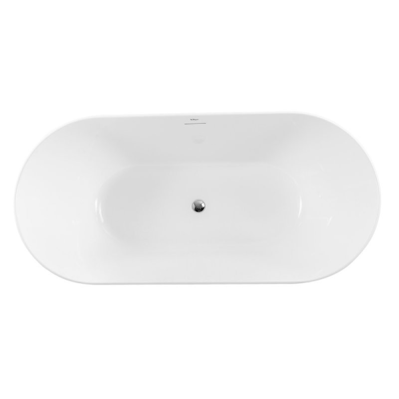 Ванна акриловая BelBagno BB413-1700-800, 170 х 80 см, слив-перелив в комплекте, белая