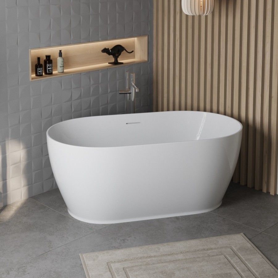 Ванна акриловая BelBagno BB413-1700-800, 170 х 80 см, слив-перелив в комплекте, белая