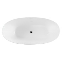 Ванна акриловая BelBagno BB414-1700-800, 170 х 80 см, слив-перелив в комплекте, белая