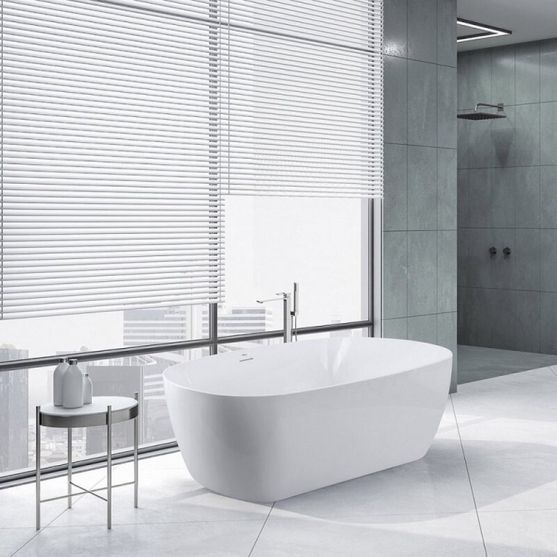 Ванна акриловая BelBagno BB415-1700-800, 170 х 80 см, слив-перелив в комплекте, белая