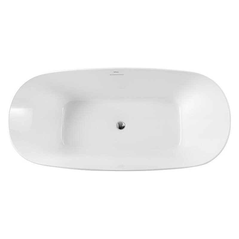 Ванна акриловая BelBagno BB415-1700-800, 170 х 80 см, слив-перелив в комплекте, белая