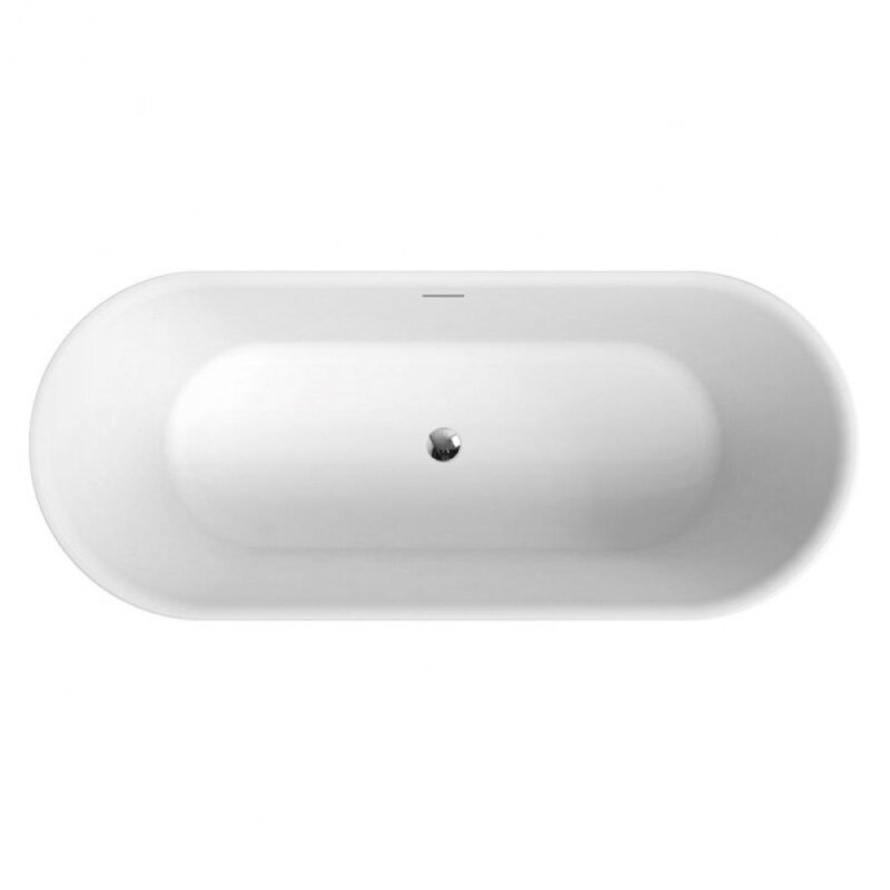 Ванна акриловая BelBagno BB417-1900-800, 190 х 80 см, слив-перелив в комплекте, белая