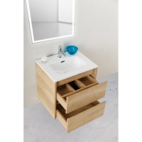 Раковина BelBagno BB500/390ETL 50, керамика, белая