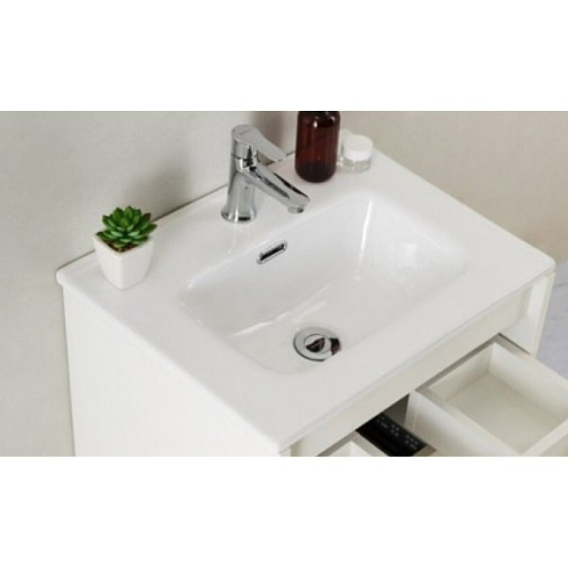 Раковина BelBagno BB500/390ETL 50, керамика, белая