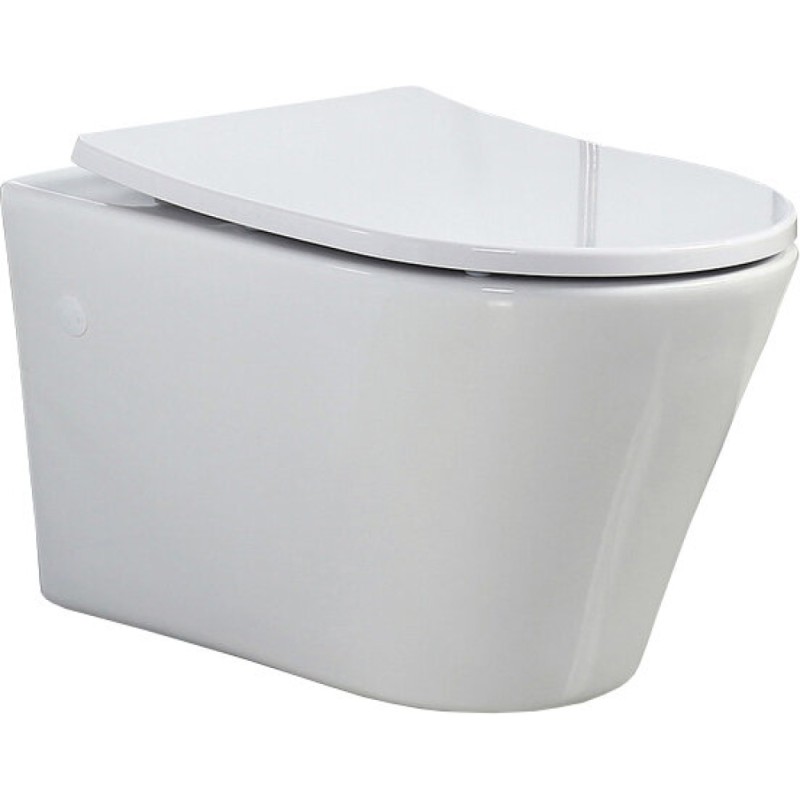 Унитаз подвесной BelBagno Flay-R BB506CH, безободковый