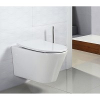 Унитаз подвесной BelBagno Flay-R BB506CH, безободковый