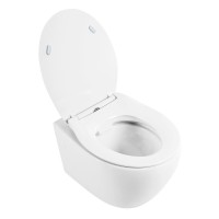 Инсталляция BelBagno BB507B/BB2020SC/BB002-80/BB005-PR-CHROME, безободковый белый унитаз, сиденье микролифт, клавиша смыва хром