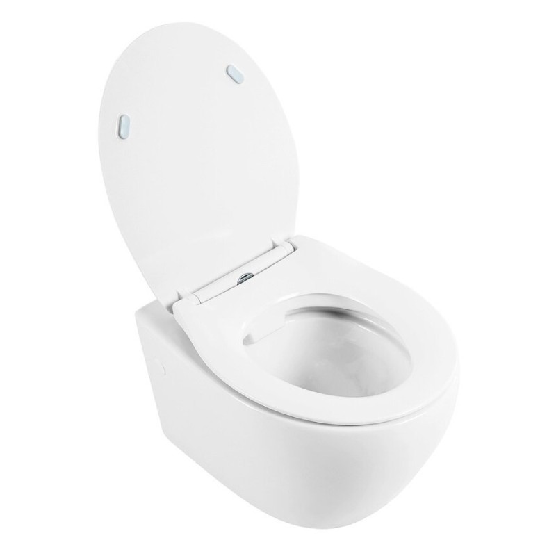 Инсталляция BelBagno BB507B/BB2020SC/BB002-80/BB005-PR-CHROME, безободковый белый унитаз, сиденье микролифт, клавиша смыва хром