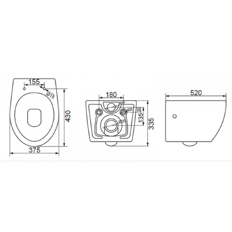 Инсталляция BelBagno BB507B/BB2020SC/BB002-80/BB005-PR-CHROME, безободковый белый унитаз, сиденье микролифт, клавиша смыва хром
