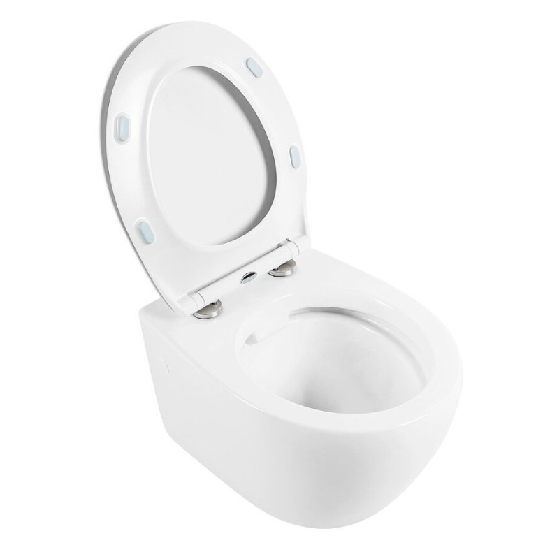 Инсталляция BelBagno BB507B/BB2020SC/BB002-80/BB005-PR-CHROME, безободковый белый унитаз, сиденье микролифт, клавиша смыва хром