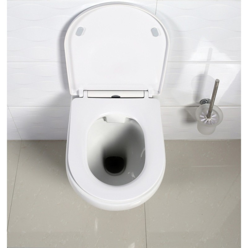 Подвесной унитаз BelBagno Cento-R BB509CH, безободковый