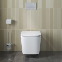 Унитаз подвесной BelBagno Due BB5171CH-TOR/SC, безободковый, крышка микролифт, белый