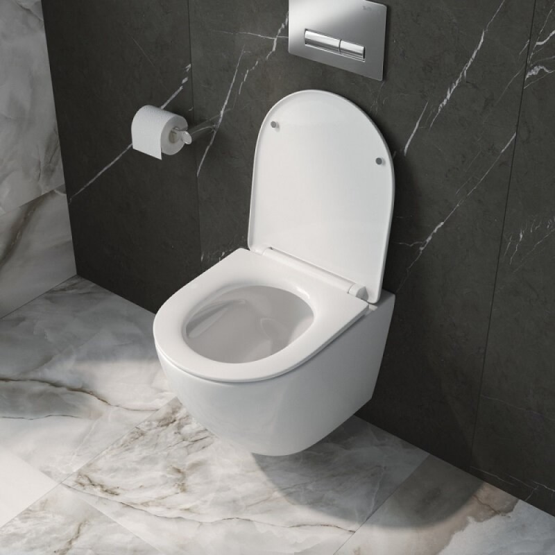 Инсталляция BelBagno с унитазом BelBagno Uno-Tor BB5177CH-TOR/SC/BB026/BB081CR, сиденье микролифт, клавиша смыва хром, белый, 3 в 1