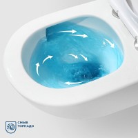 Инсталляция BelBagno с унитазом BelBagno Uno-Tor BB5177CH-TOR/SC/BB026/BB082BL, сиденье микролифт, клавиша смыва белая, белый, 3 в 1