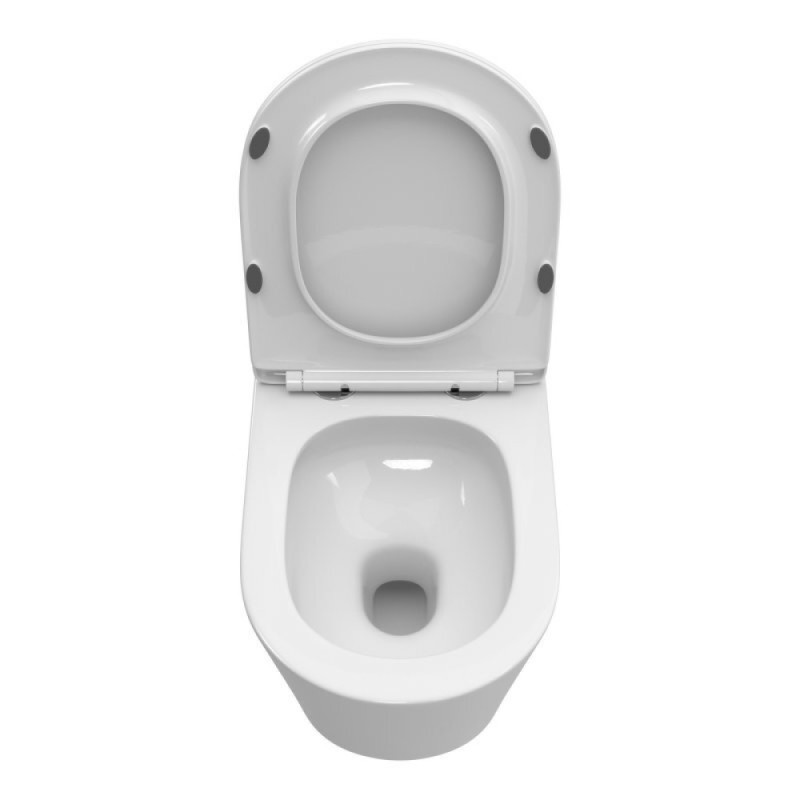 Унитаз подвесной BelBagno Tre-Tor BB5180CH-TOR/SC, безободковый, крышка микролифт, белый