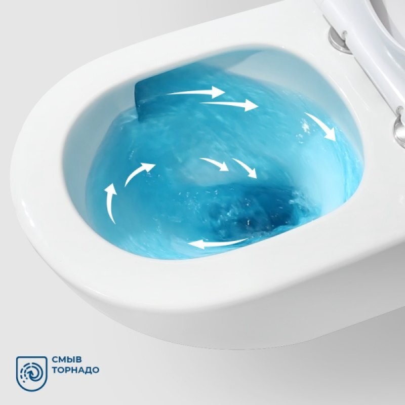 Унитаз подвесной BelBagno Tre-Tor BB5180CH-TOR/SC, безободковый, крышка микролифт, белый
