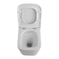 Подвесной унитаз BelBagno Tornado Ardente-Tor BB520CH-TOR/SC, безободковый, сиденье микролифт, белый