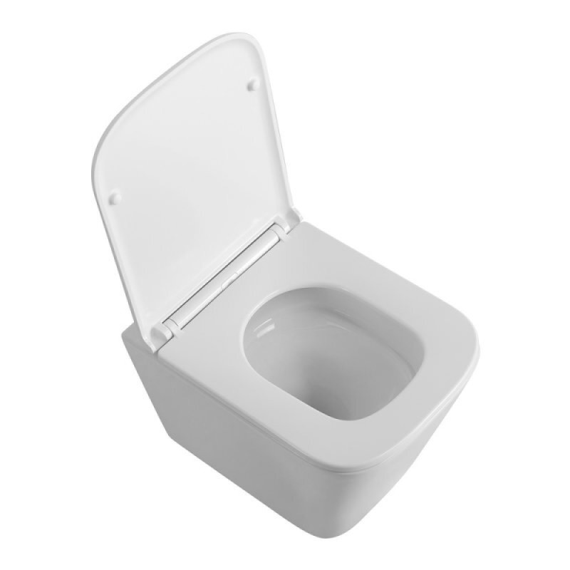 Подвесной унитаз BelBagno Tornado Ardente-Tor BB520CH-TOR/SC, безободковый, сиденье микролифт, белый