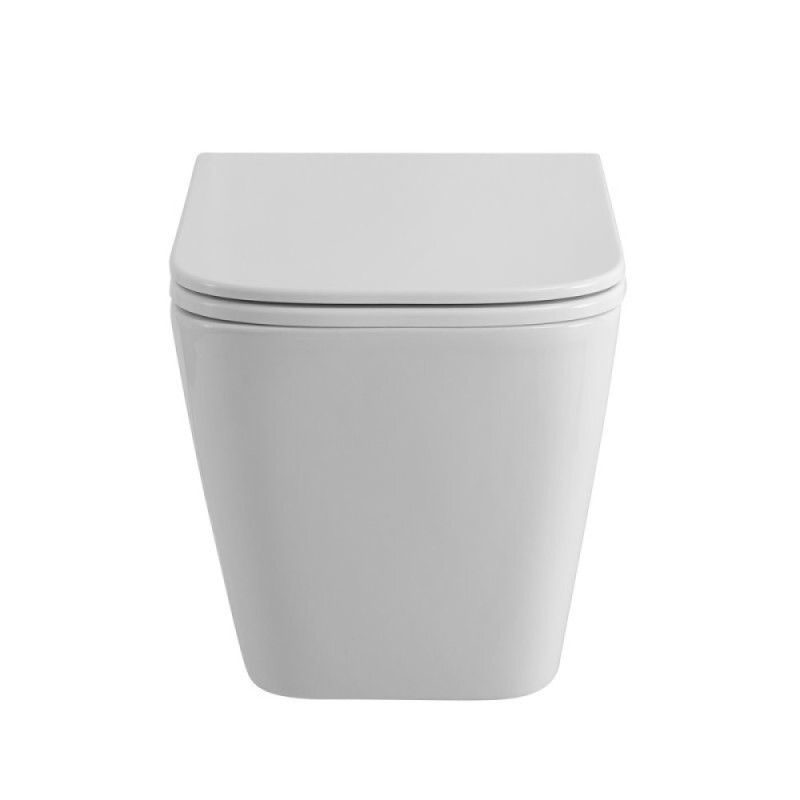 Подвесной унитаз BelBagno Tornado Ardente-Tor BB520CH-TOR/SC, безободковый, сиденье микролифт, белый